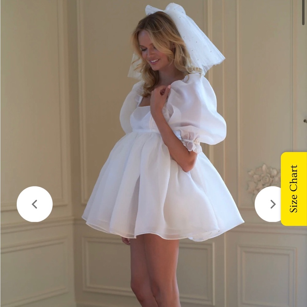 Selkie Ivory Puff Dress (M)